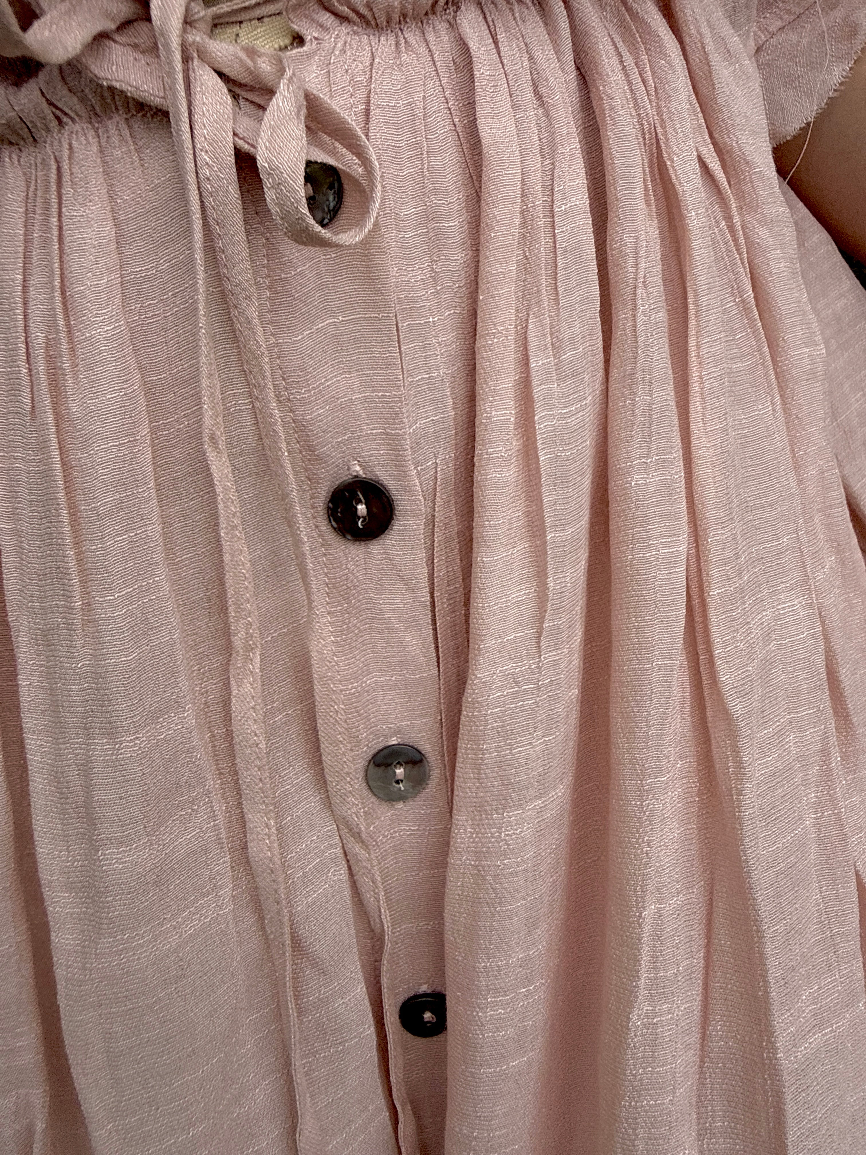 Deep V Neckline Ruffle
Maxi Dress