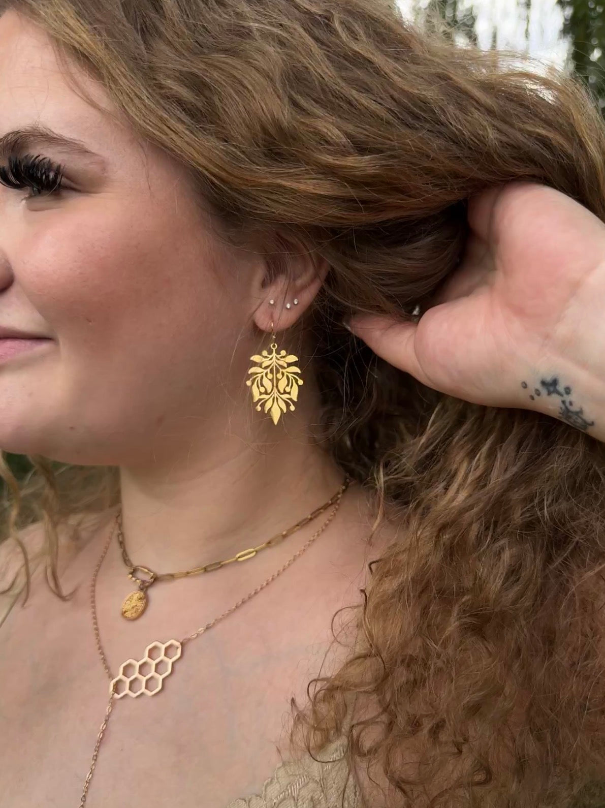Victorian Floral Earrings