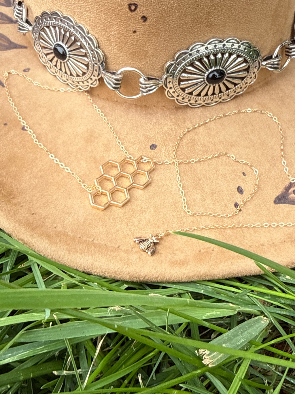 Bee-Have Honey Drop Necklace
