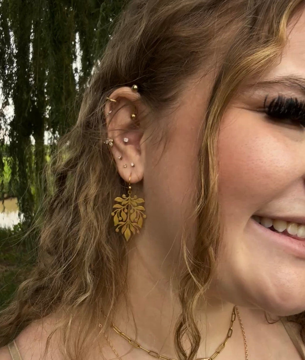 Victorian Floral Earrings