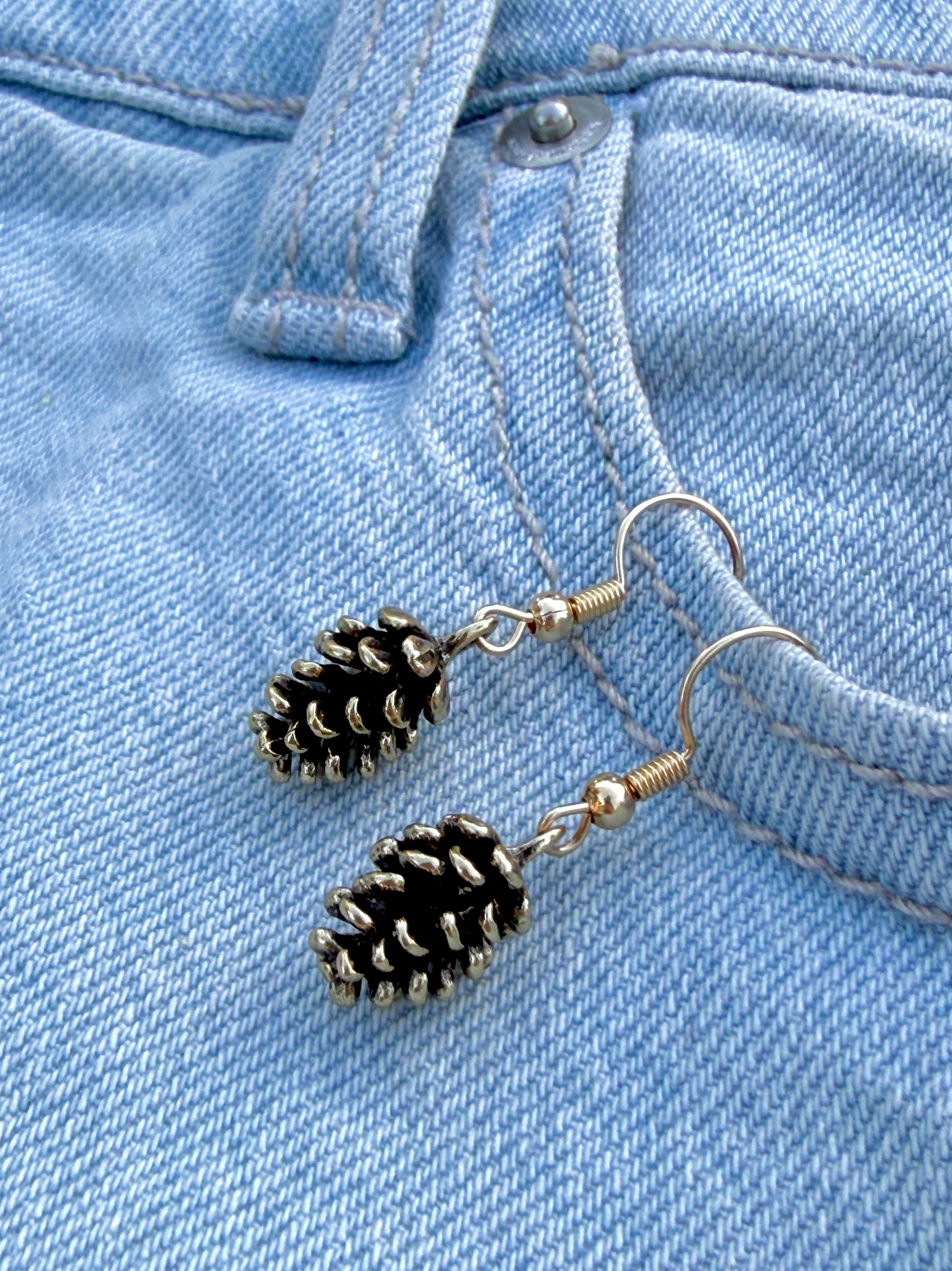 Pine Cone earrings