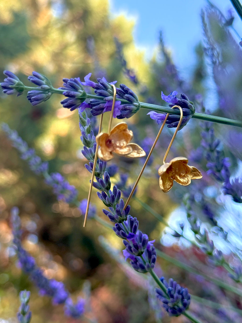 Orchid branch Drop Earrings