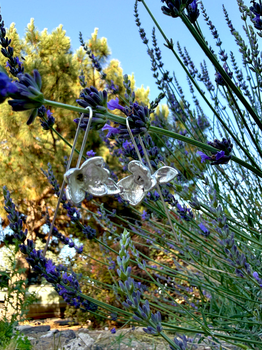 Orchid branch Drop Earrings