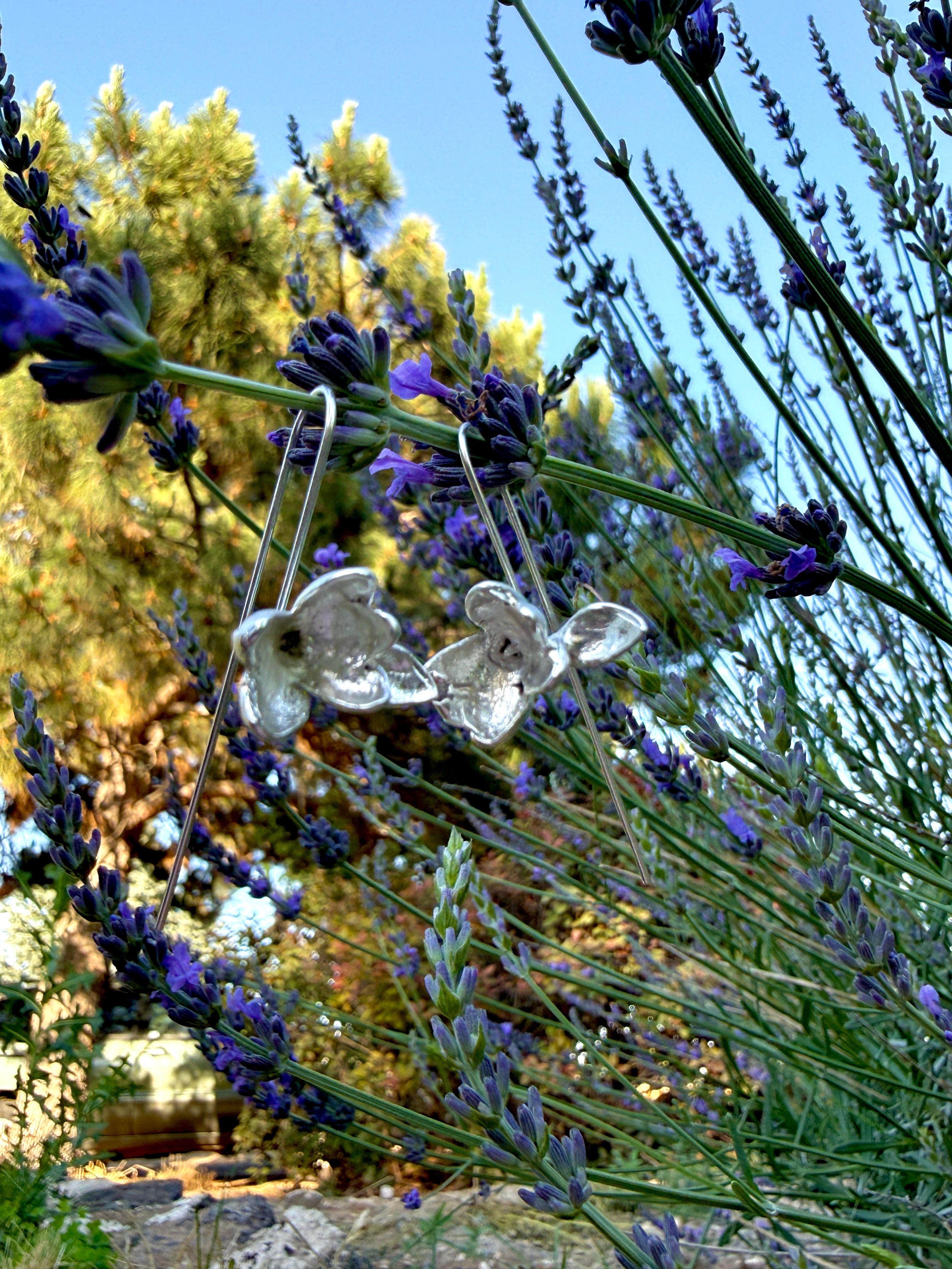 Orchid branch Drop Earrings