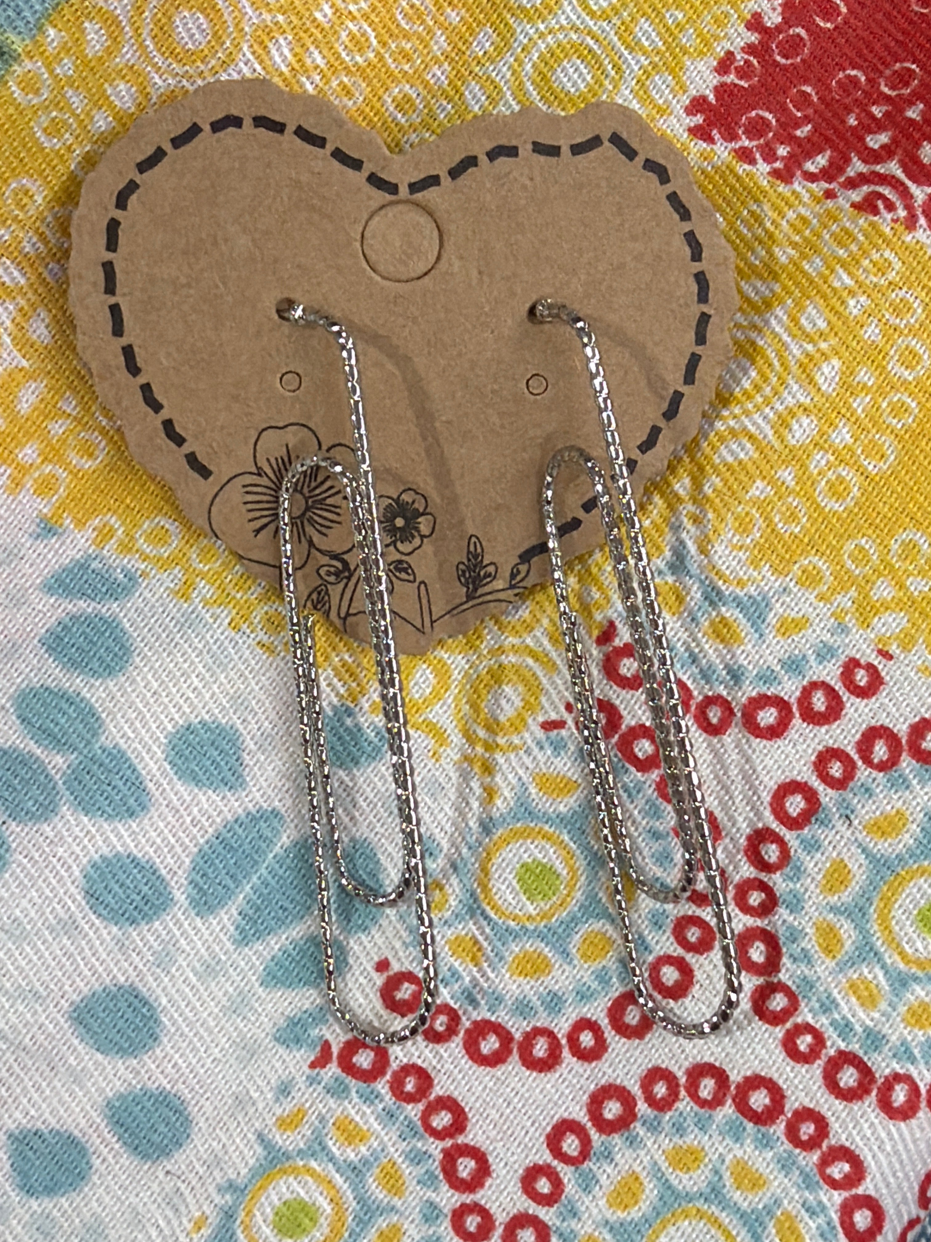 Paper clip dangles