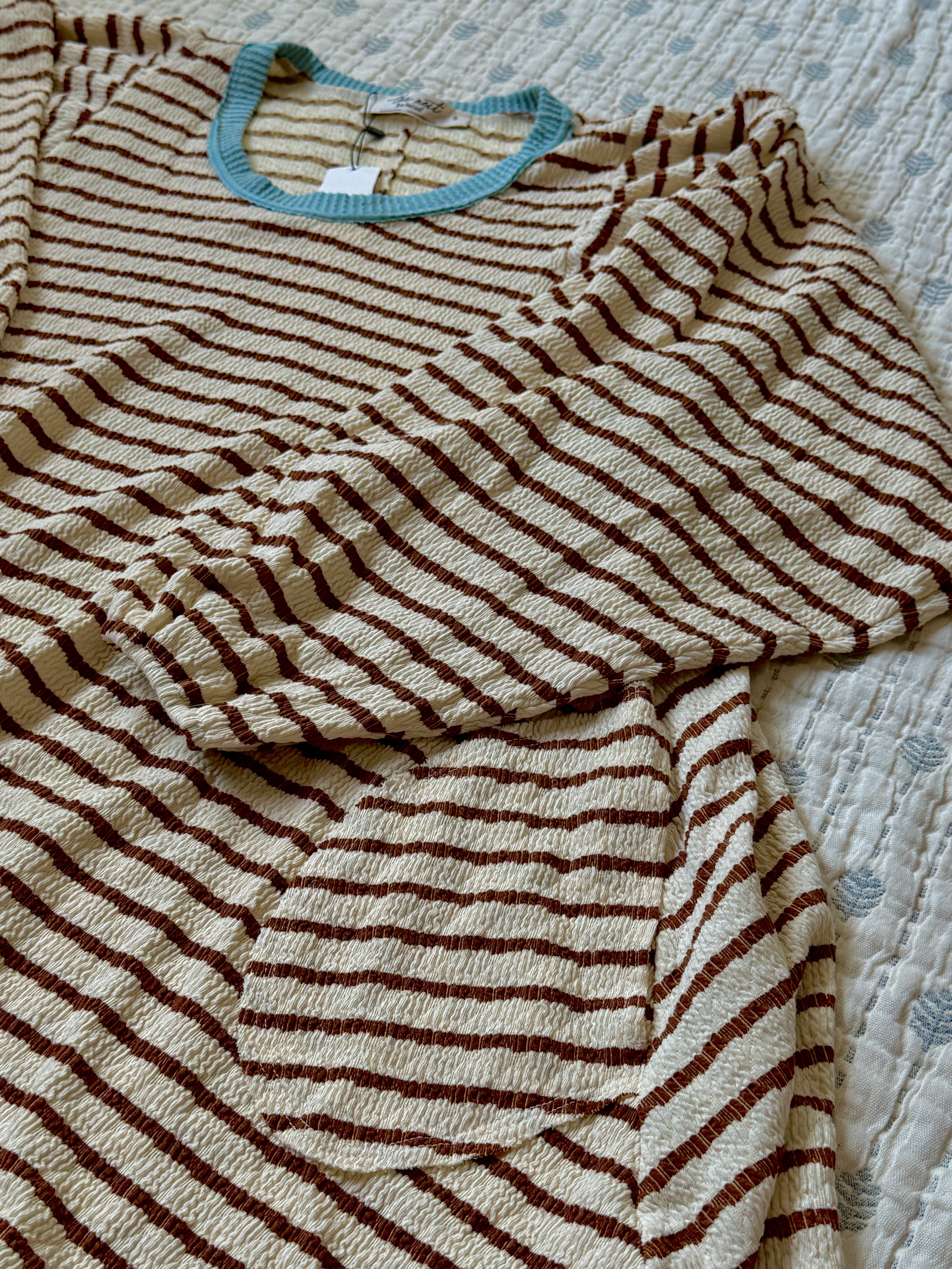 Good Feels Dress - Meerkat Sea Foam TBN