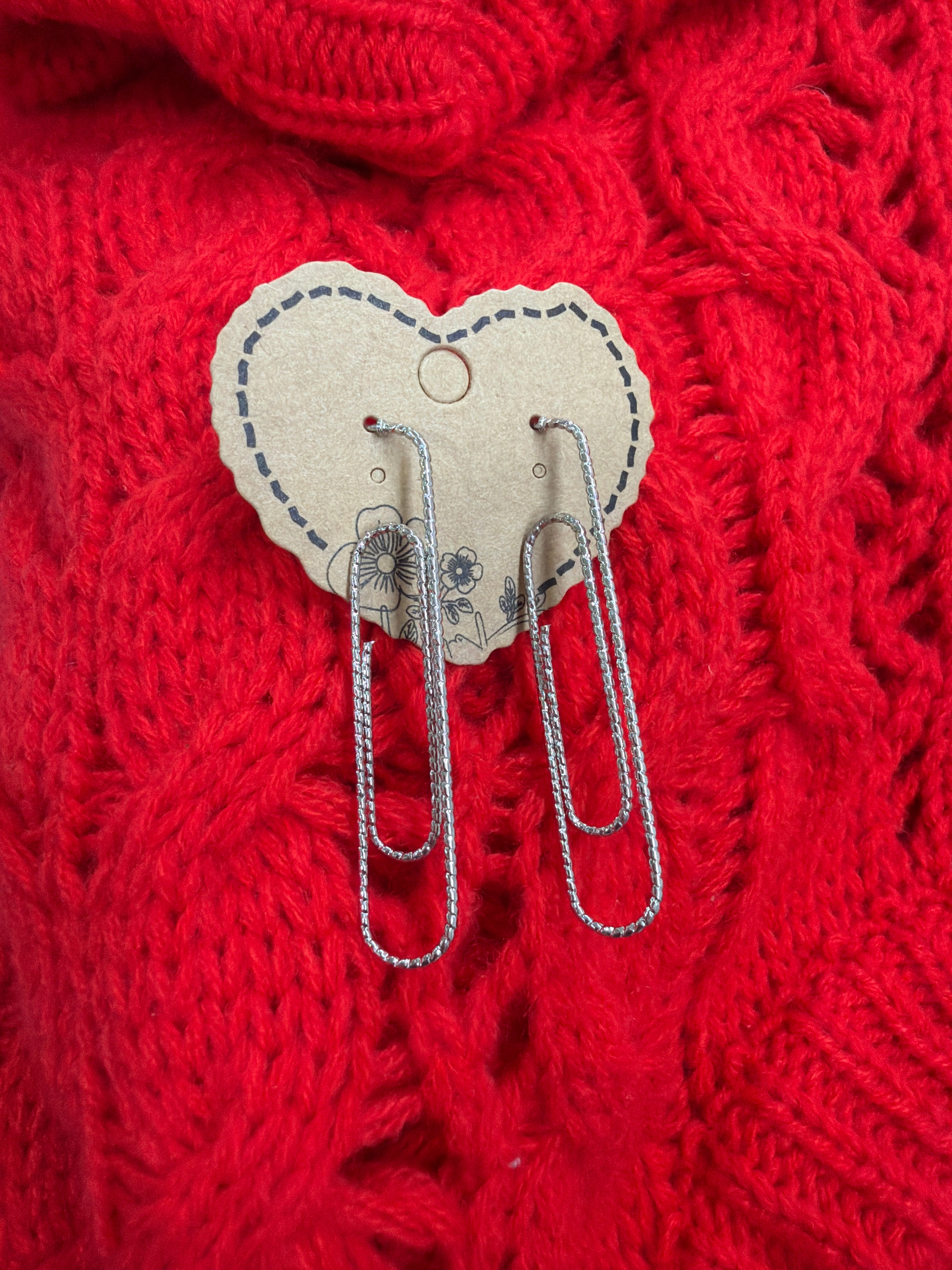 Paper clip dangles