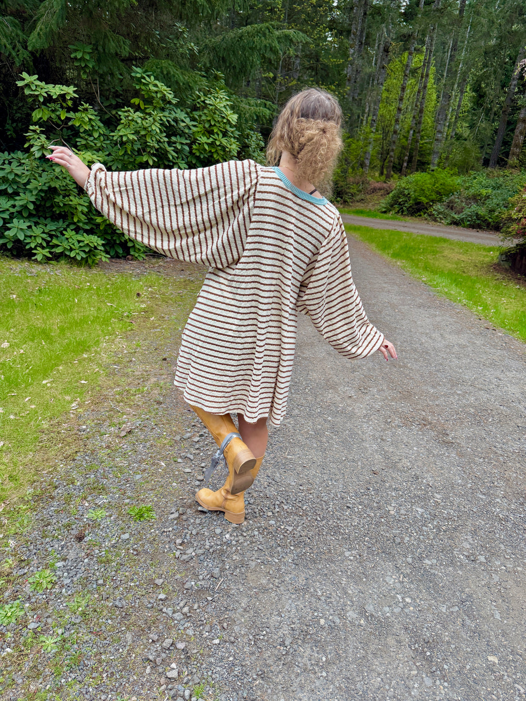 Good Feels Dress - Meerkat Sea Foam TBN