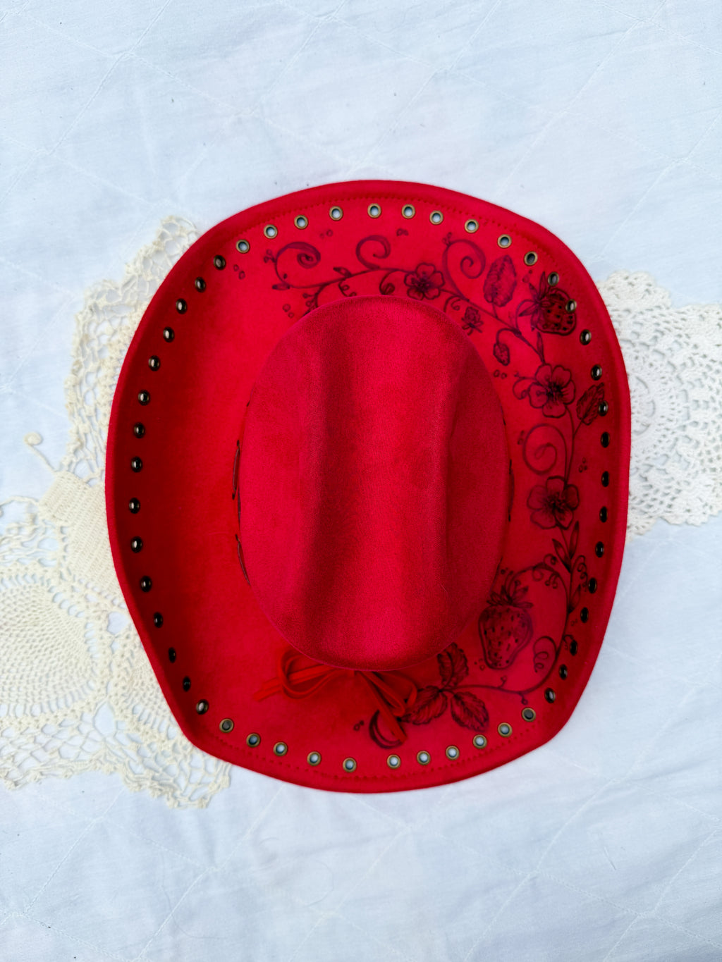 Strawberry dreams cowgirl hat