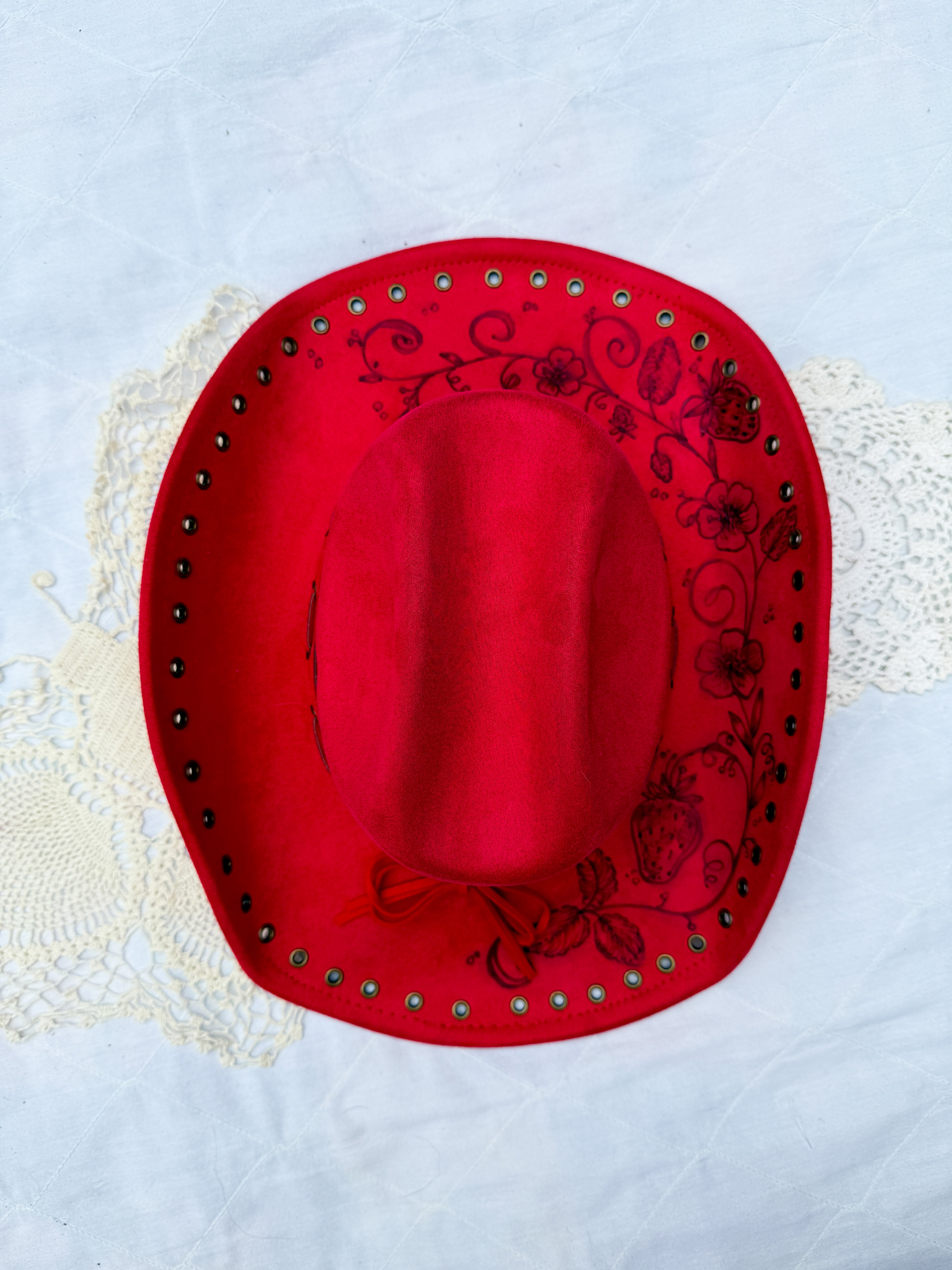 Strawberry dreams cowgirl hat