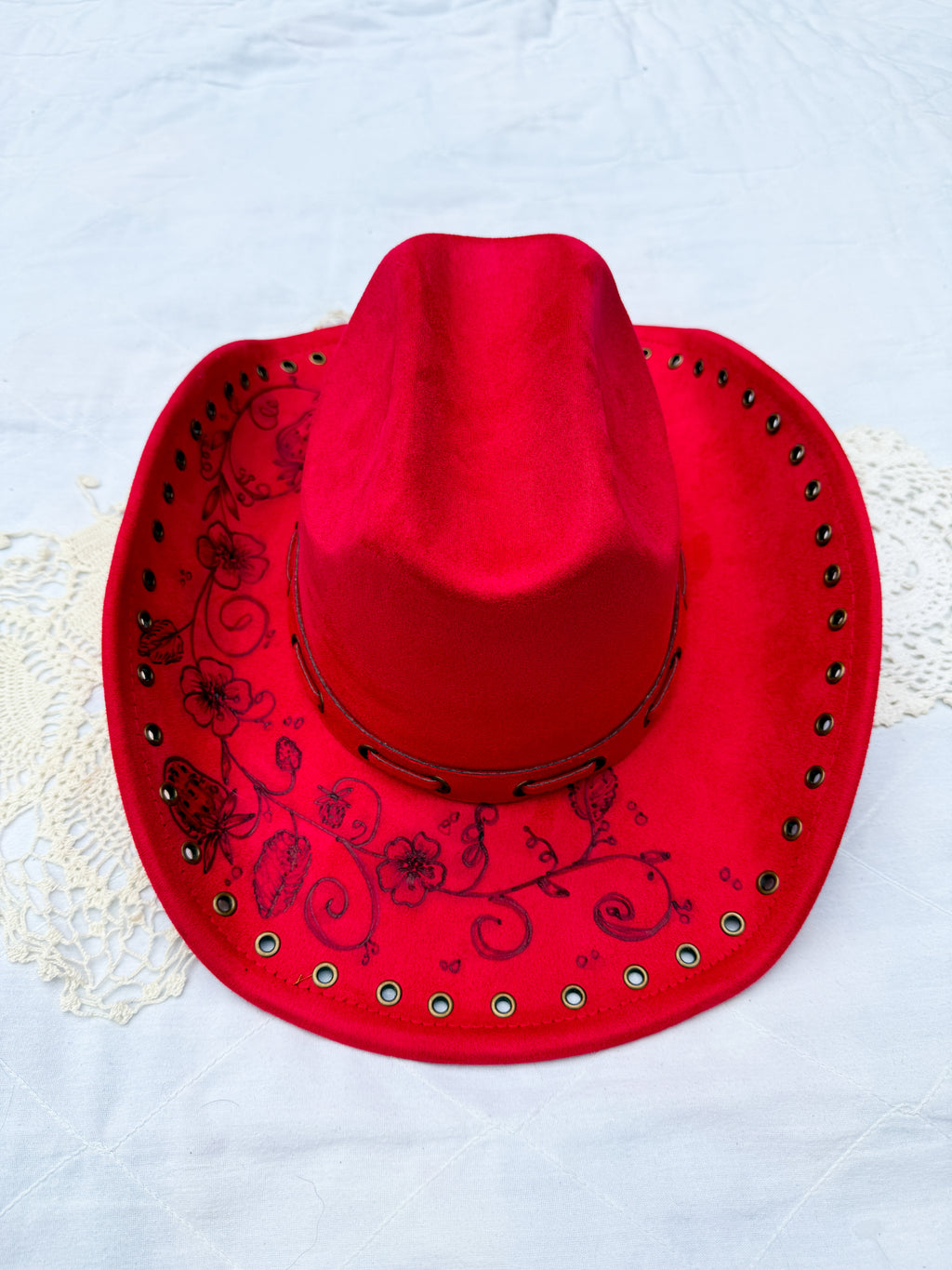 Strawberry dreams cowgirl hat