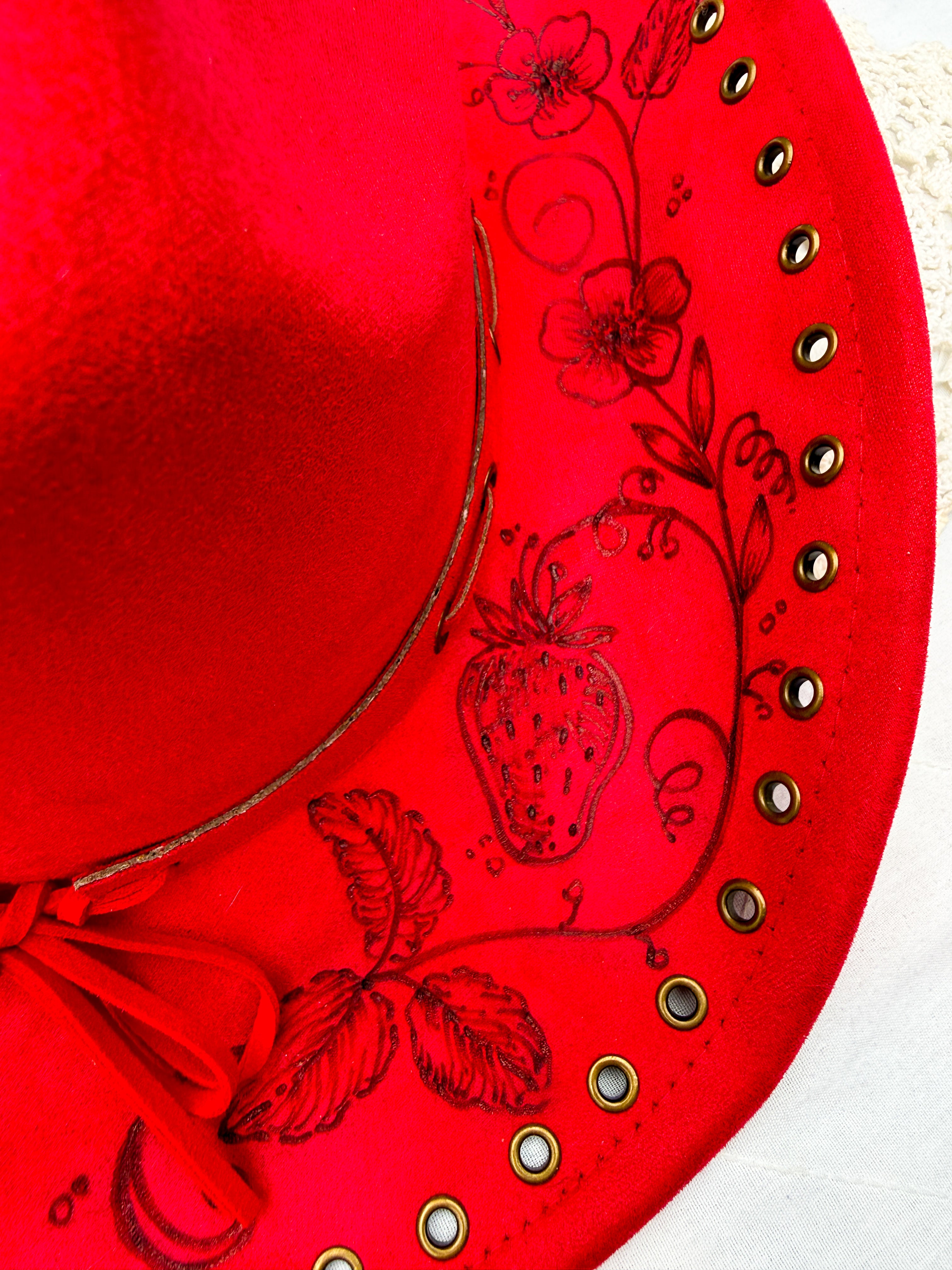 Strawberry dreams cowgirl hat