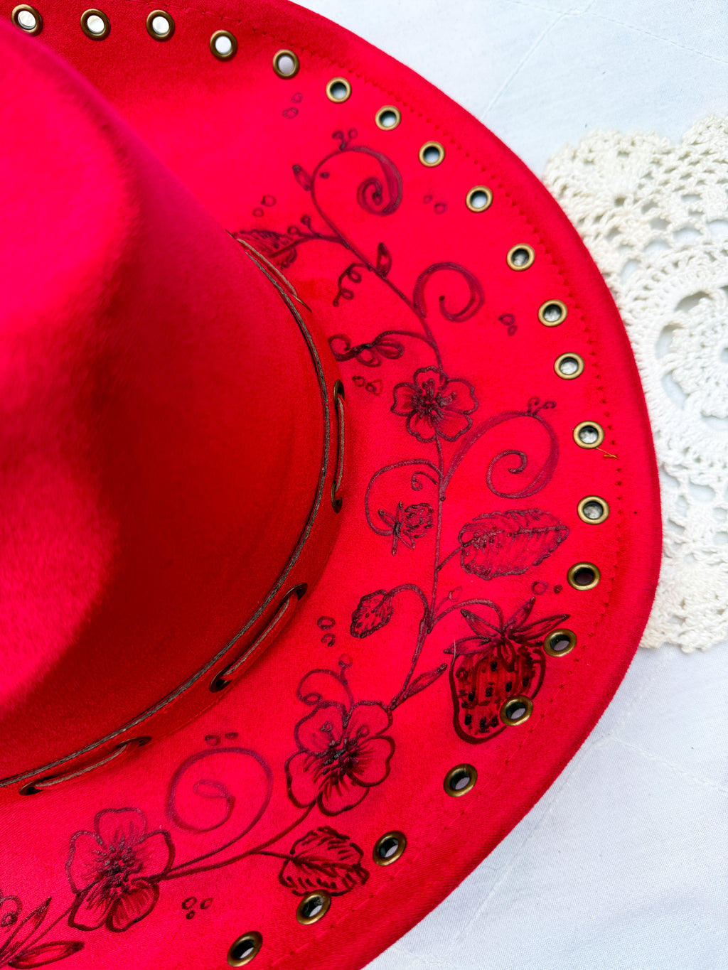 Strawberry dreams cowgirl hat