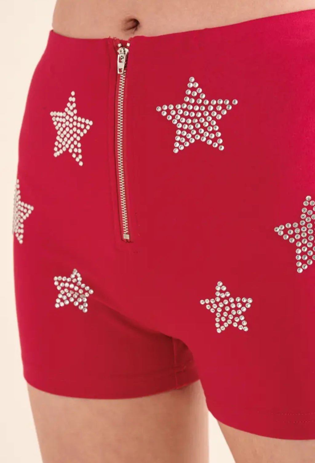 Stretch Ponte Star Shorts