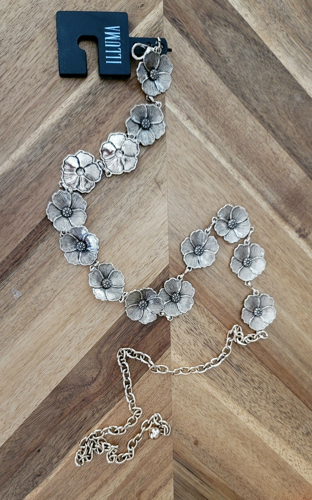 Bohemian Flower Chain Belt