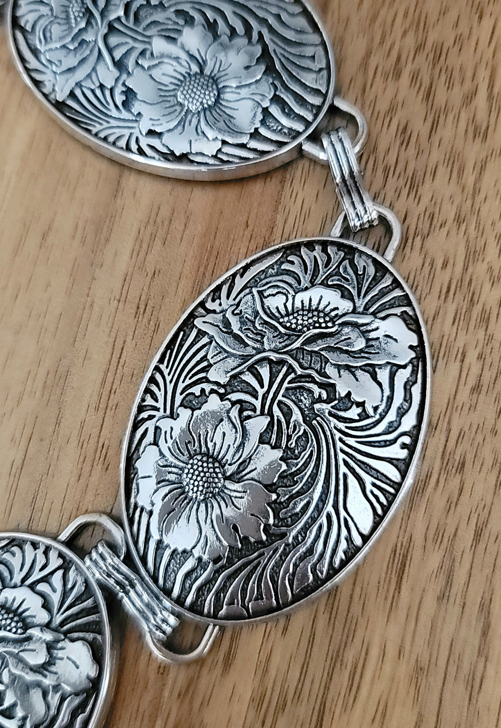 Western Flower Concho Belt