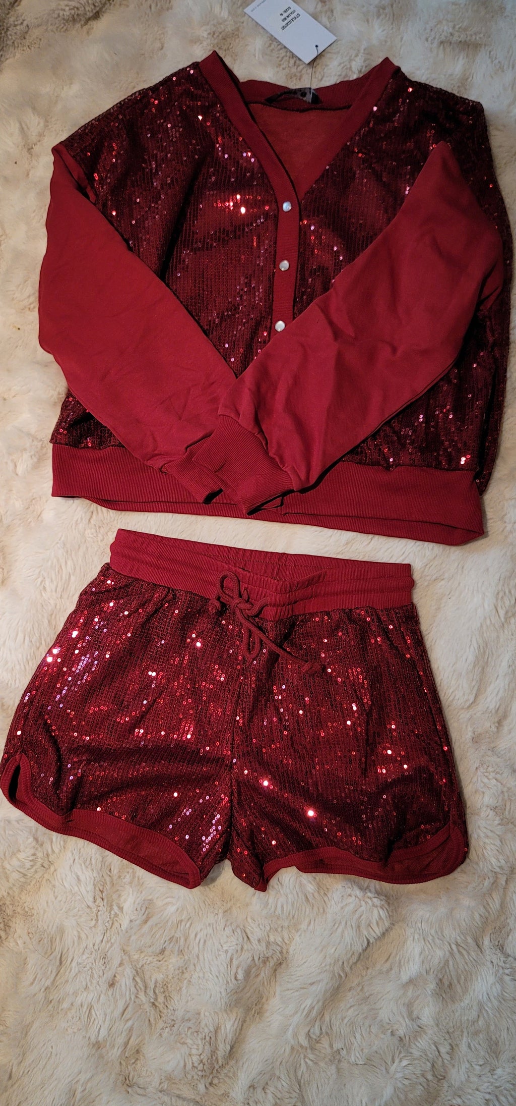 Sequined Track Suit