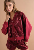 Sequined Track Suit