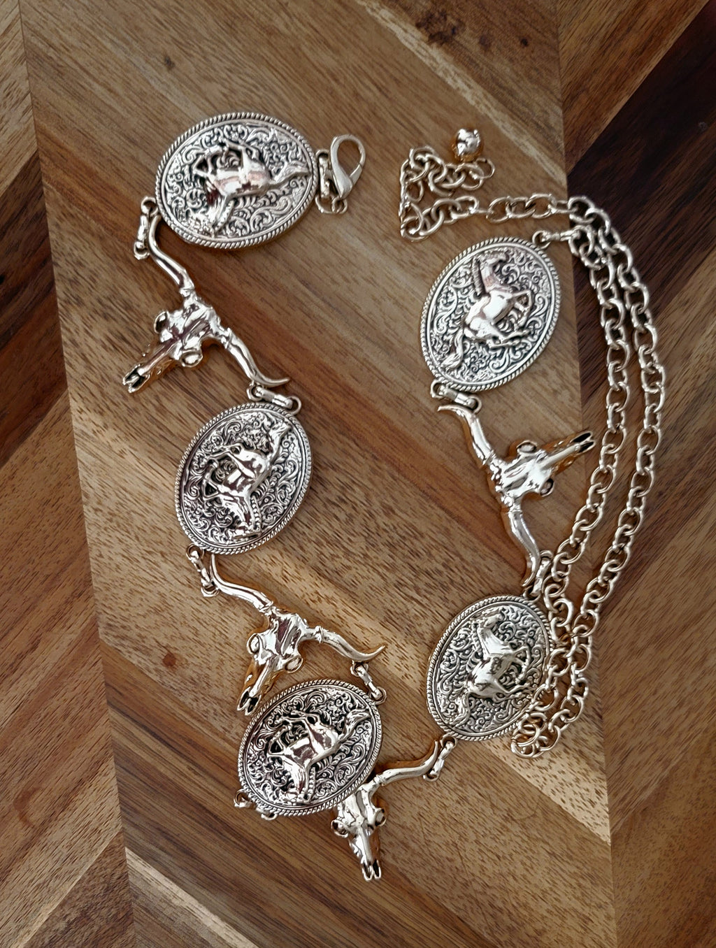 Ride the Range Concho Chain Belt